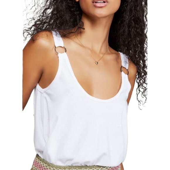 Free People Tops - FREE PEOPLE Carly Metal O-Ring Scoop Back Tank To